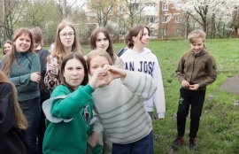 Ukraine – More than 400 students have new soccer field thanks to donor funding from Salesian Missions