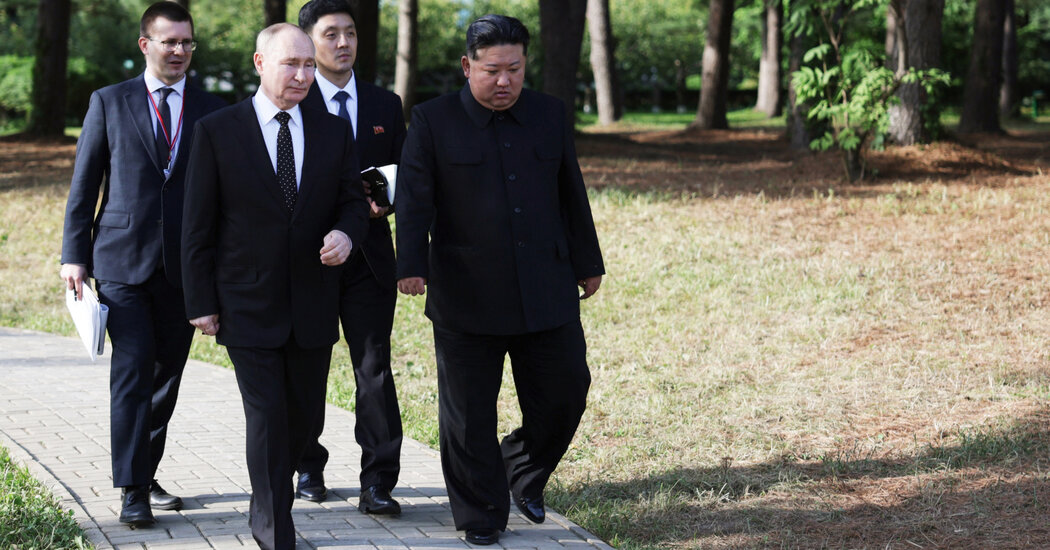 Russia’s Putin Thanks Kim for North Korean Troops Fighting in Kursk