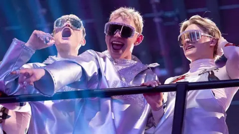 Getty Images Icelandic boyband VÆB