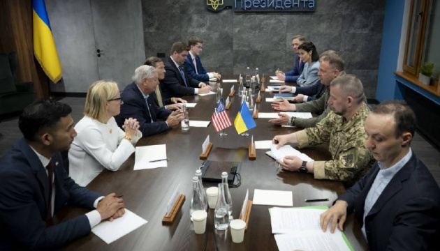 Ukrainian officials discuss return of deported children with Senators Graham, Blumenthal
