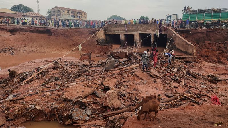 Nigeria: At least 150 killed as deadly floods hit town
