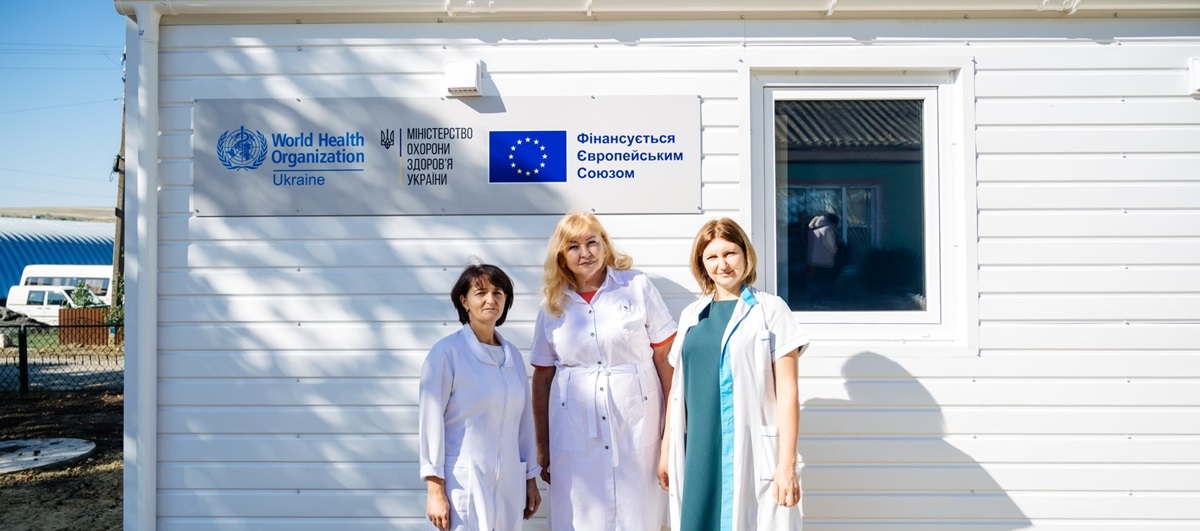 EU-funded modular clinics benefit 50 000 Ukrainians