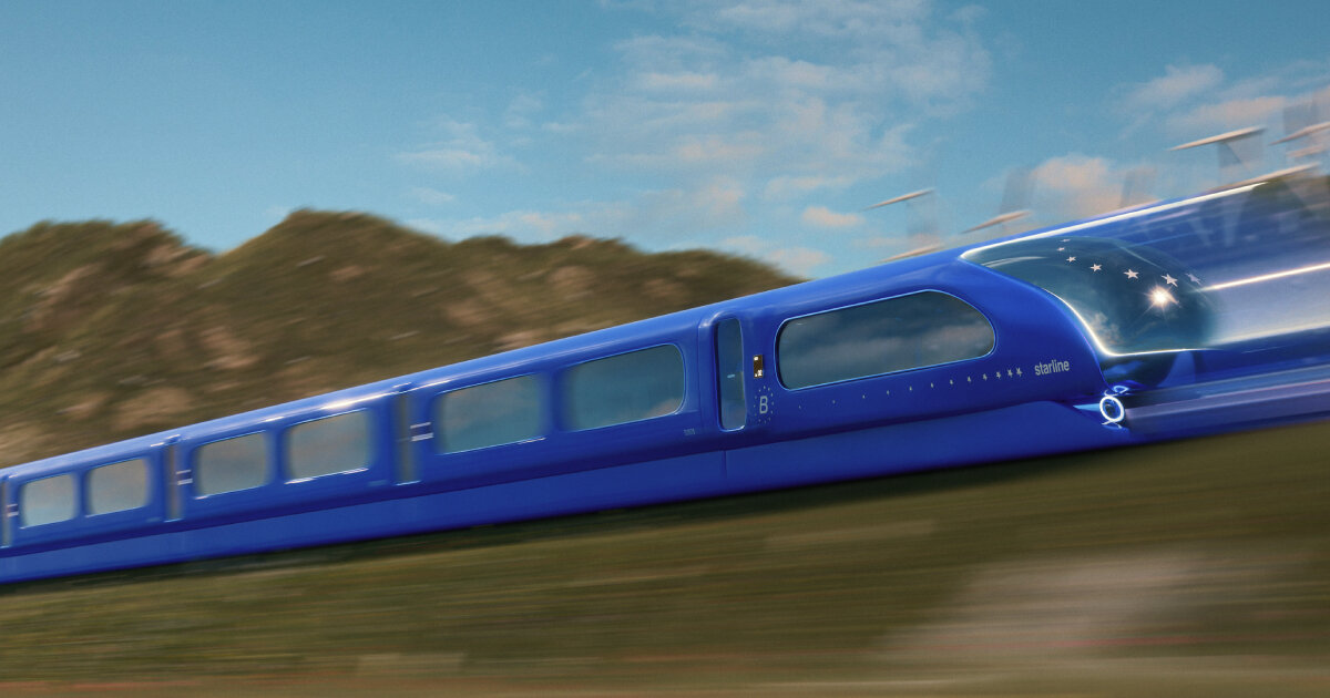 high-speed train ‘starline’ travels around europe like a metro