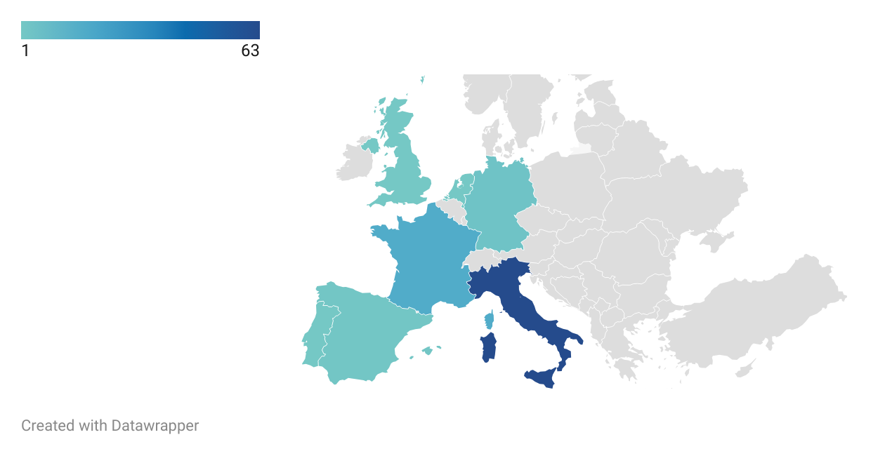 Where in the world do popes come from?