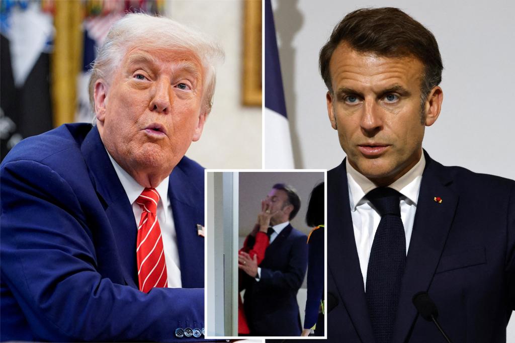 Trump offers Emmanuel Macron marriage advice after slap by wife Brigitte