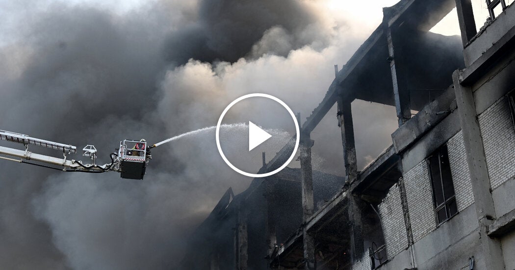 Russia Strikes Kharkiv Twice in Same Day, Ukraine Says