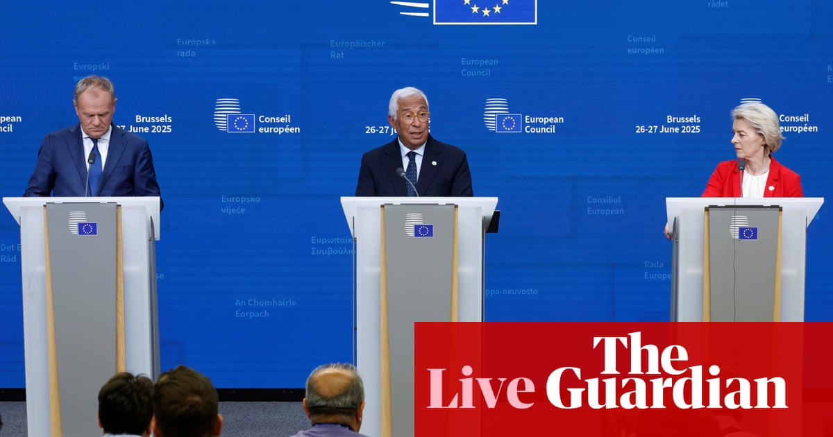 European leaders fail to agree on latest package of Russian sanctions – Europe live | European Union