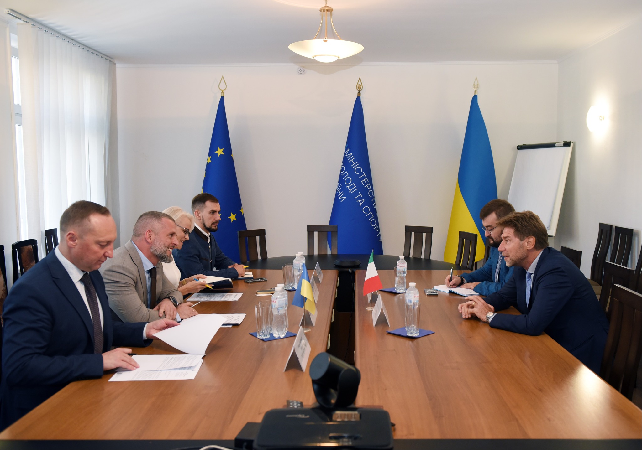 Ukraine and Italy Discuss Sports Cooperation