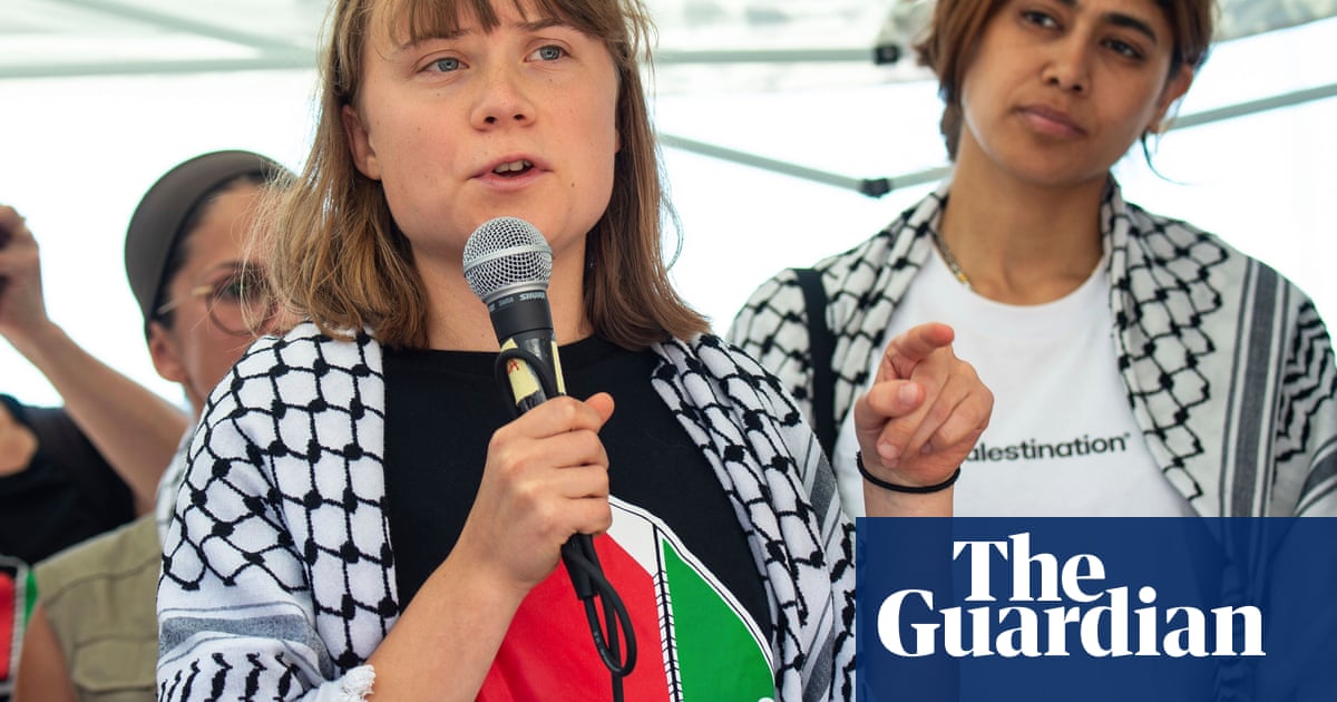 Greta Thunberg joins aid ship sailing to Gaza aimed at breaking Israel’s blockade | Israel-Gaza war