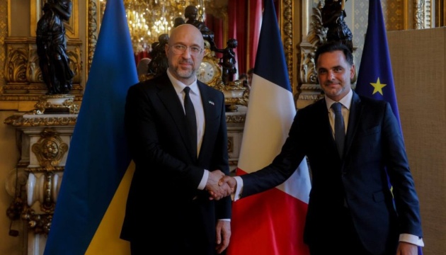 Shmyhal discusses investment prospects with French business representatives in Paris