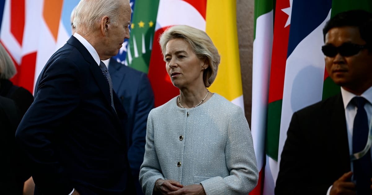 EU, US near deal on $50B loan to Ukraine – POLITICO