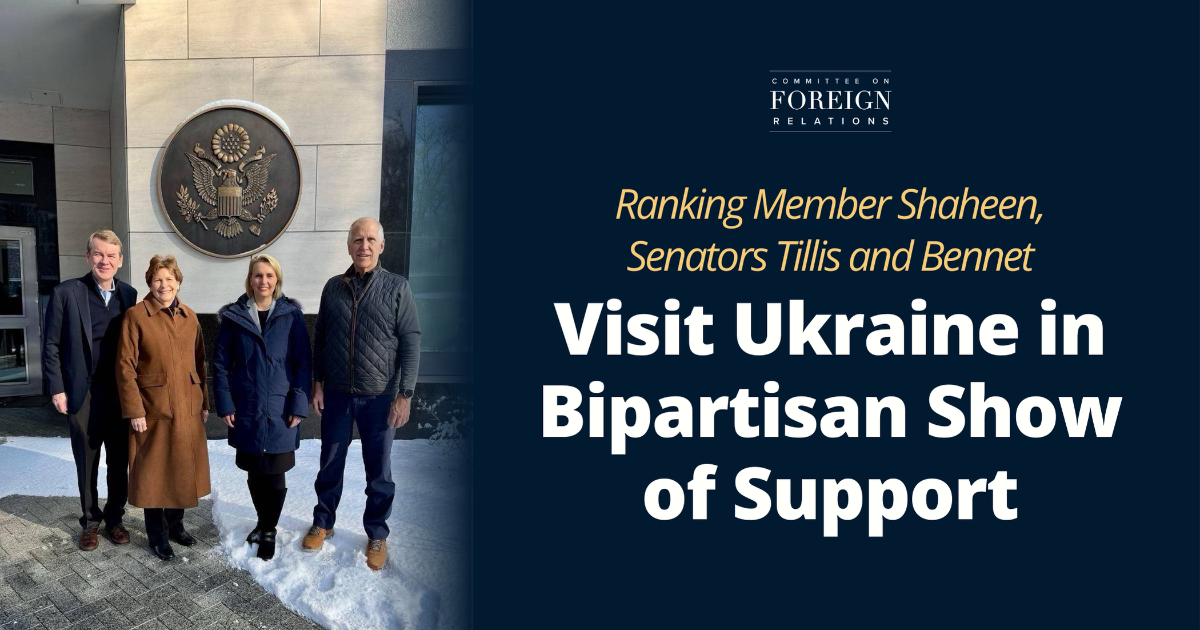 [2025-02-17] Ranking Member Shaheen, Senators Tillis and Bennet Visit…