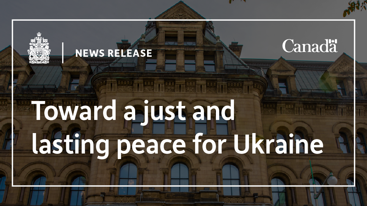 Toward a just and lasting peace in Ukraine