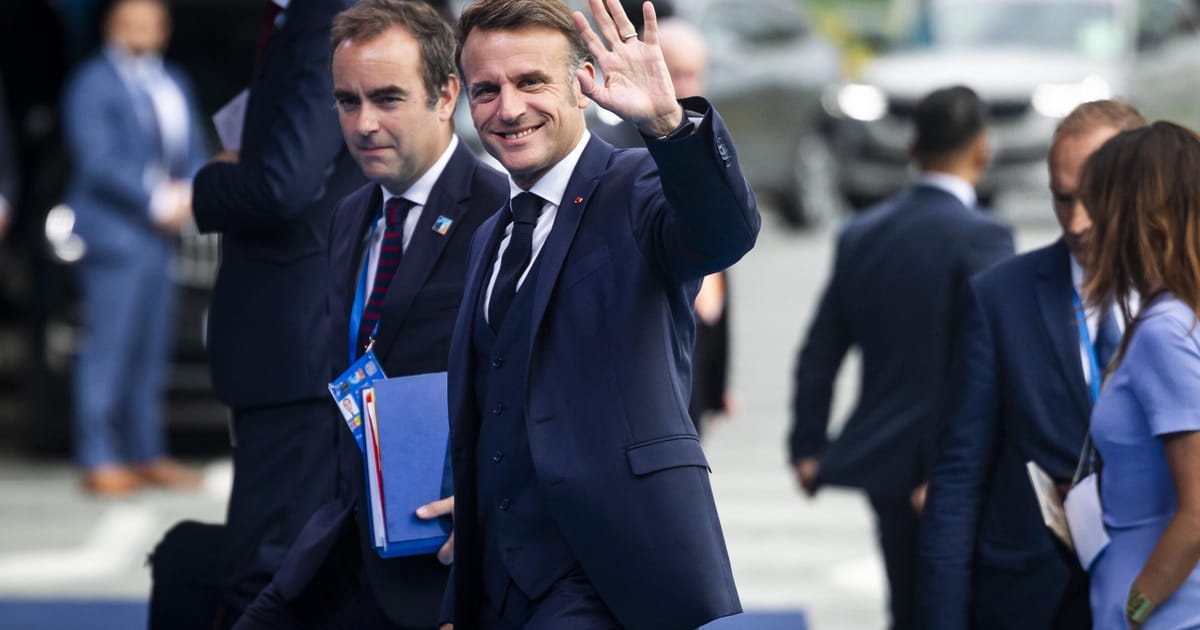 Macron urges Trump to end trade war after NATO deal to boost defense spending – POLITICO