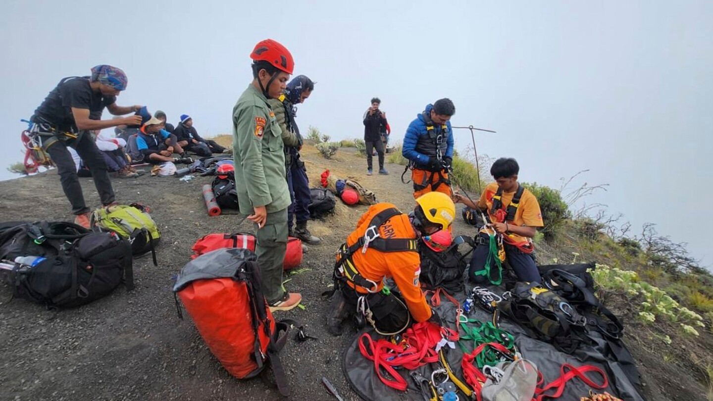 Brazilian hiker found dead after falling from an Indonesian volcano