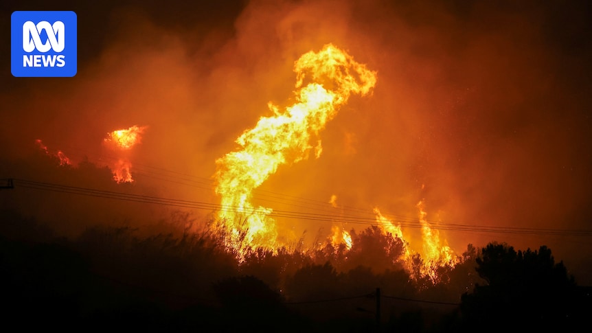 Wildfires threaten homes in Crete as Europe swelters through heatwave