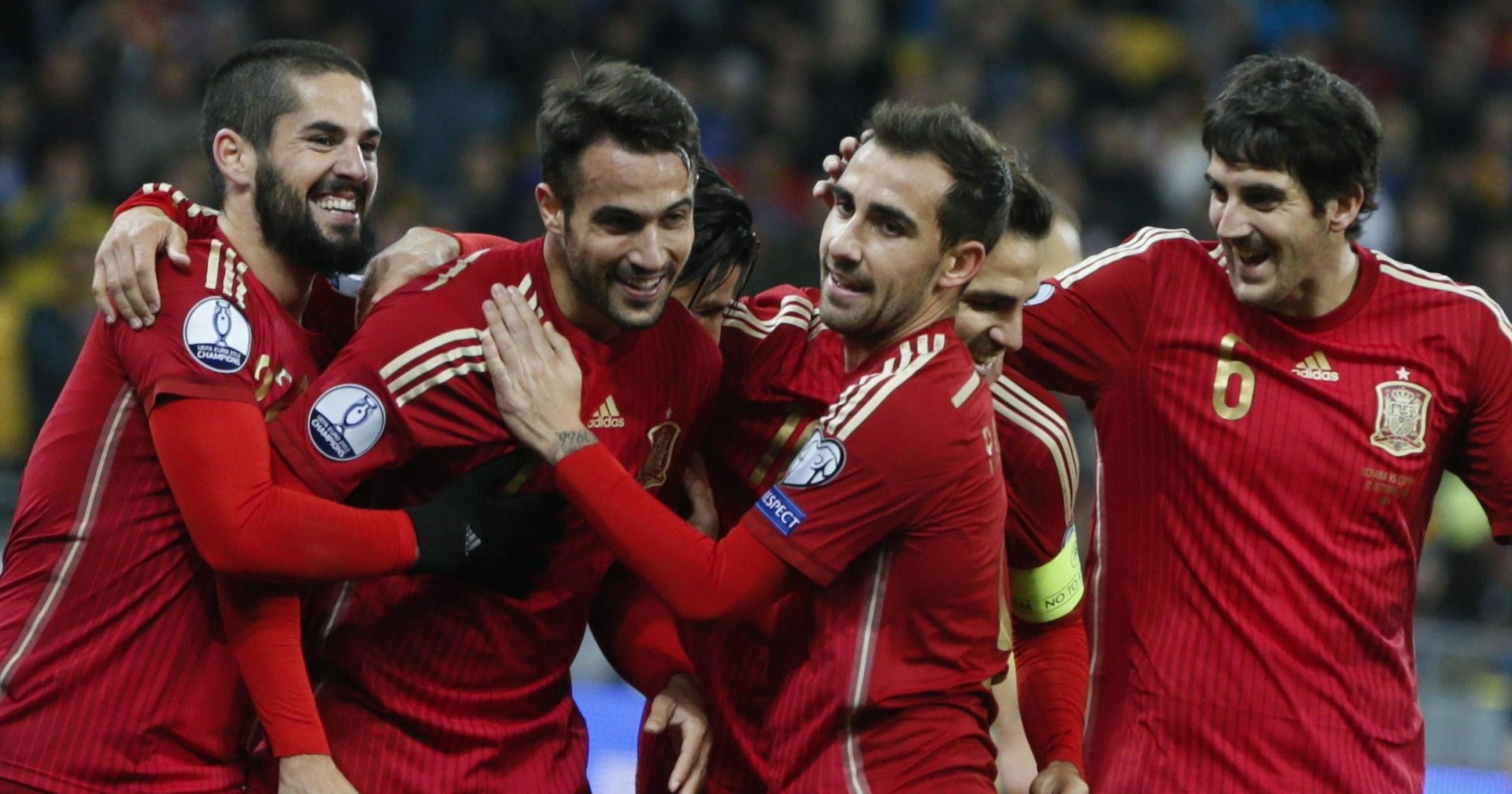 Ukraine face play-offs after Spain defeat