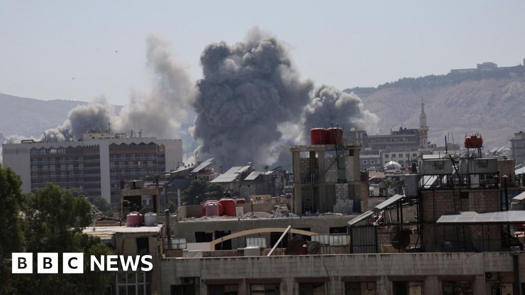 Israel strikes Damascus as fighting between government forces and Druze rages