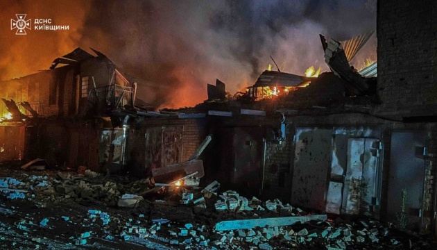 Russians strike Fastiv district with missiles, damage reported