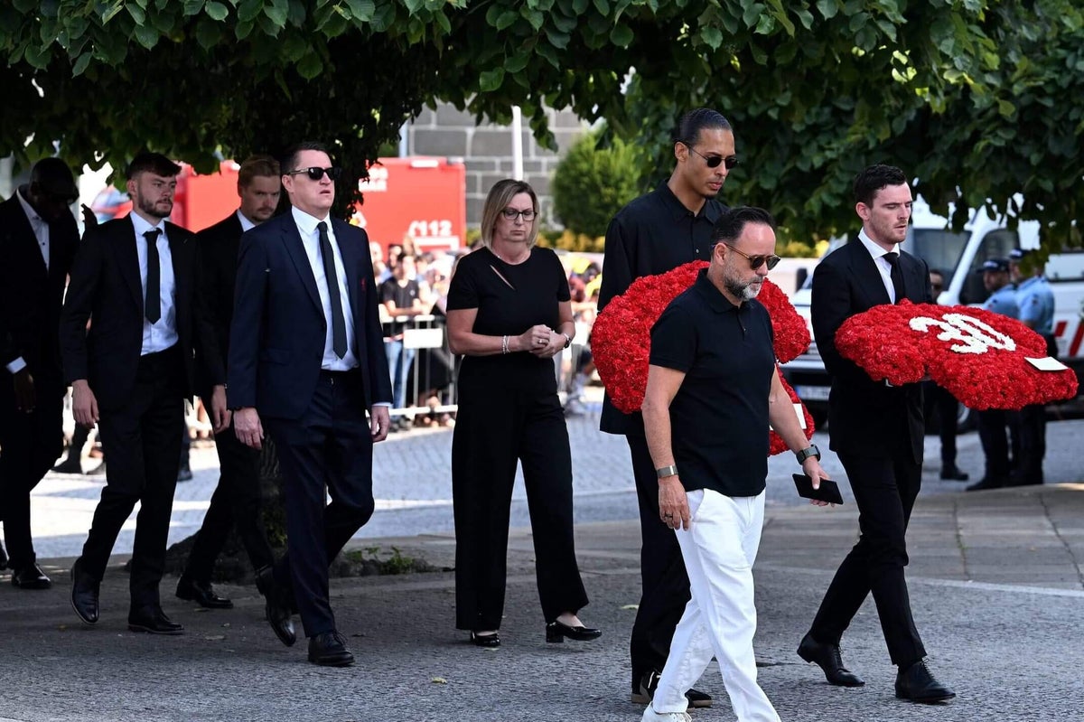Diogo Jota’s funeral held in his hometown of Gondomar