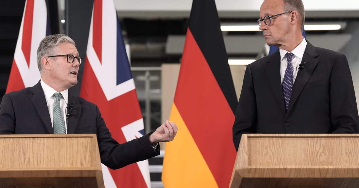 Merz and Starmer weigh Israel action after Macron turns up heat – POLITICO
