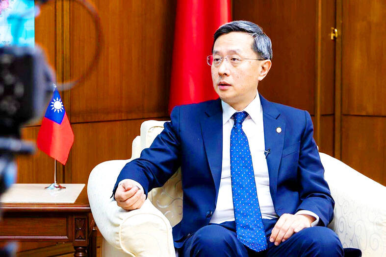 Envoy urges Europe to help deter China coercion in Strait