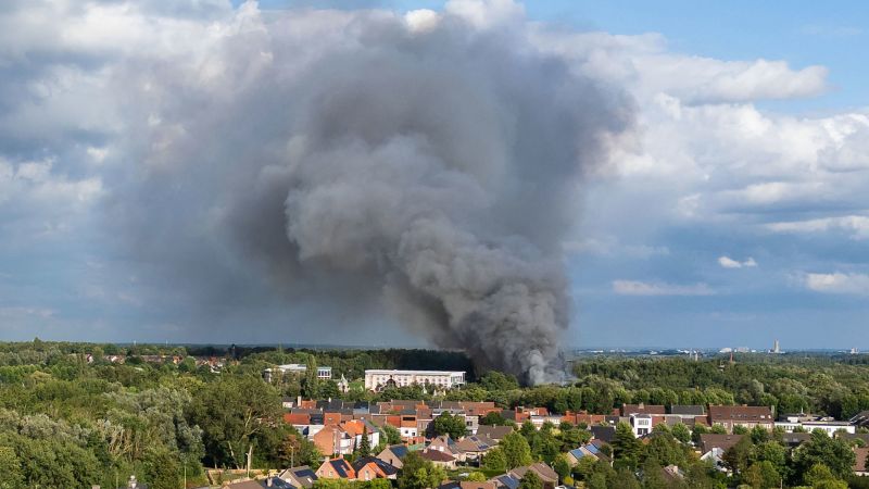 Tomorrowland: Huge fire ravages Belgium music festival stage ahead of opening
