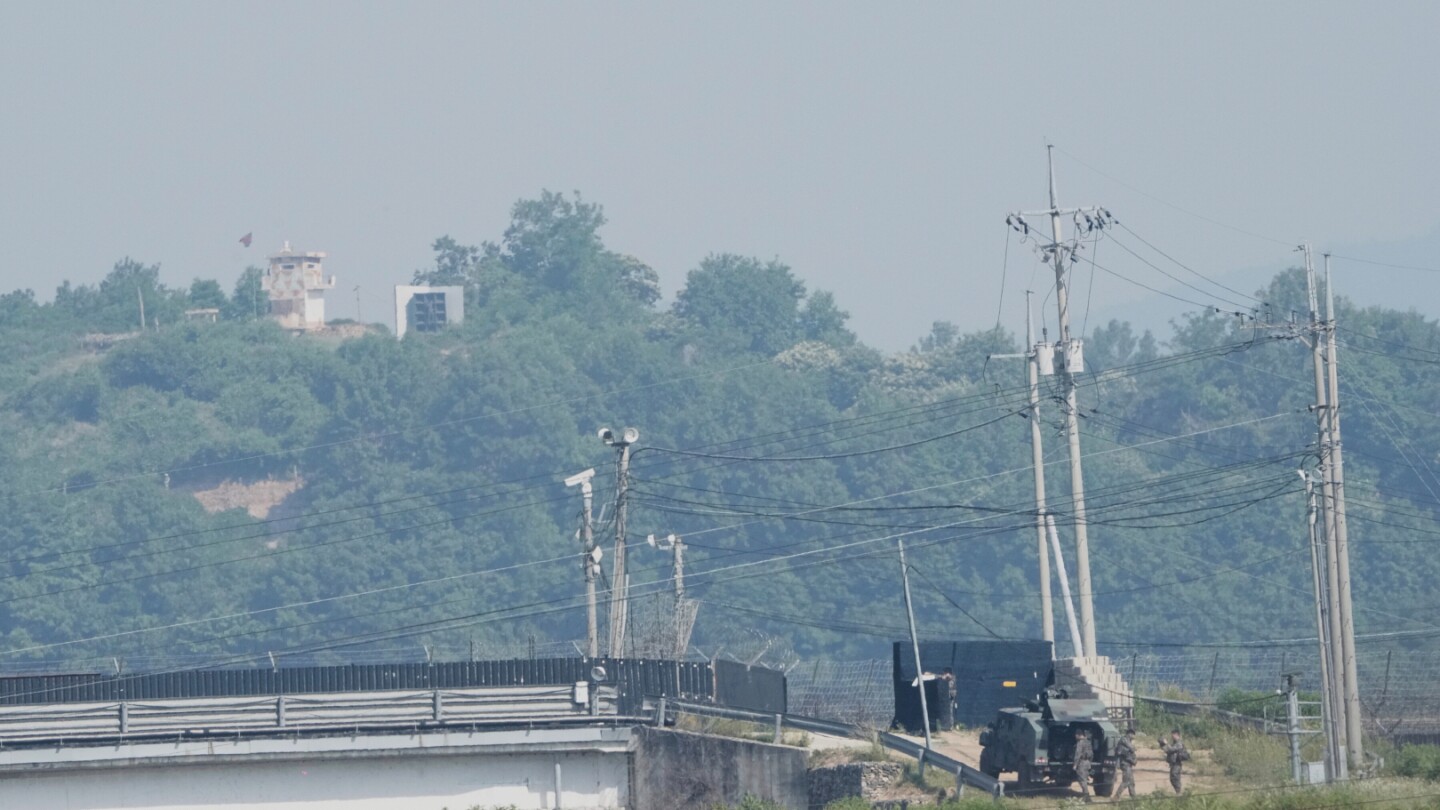 North Korean crosses the heavily fortified border to South Korea