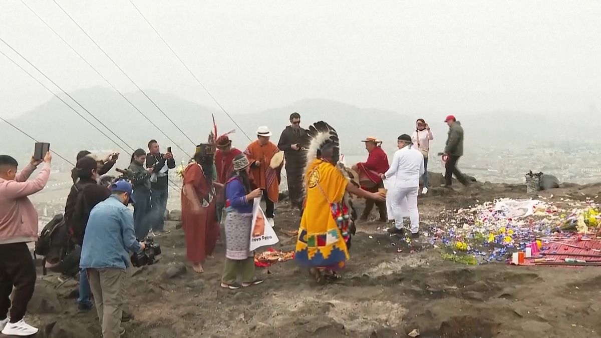 Video. Peruvian Shamans call for calm in Amazon island dispute with Colombia
