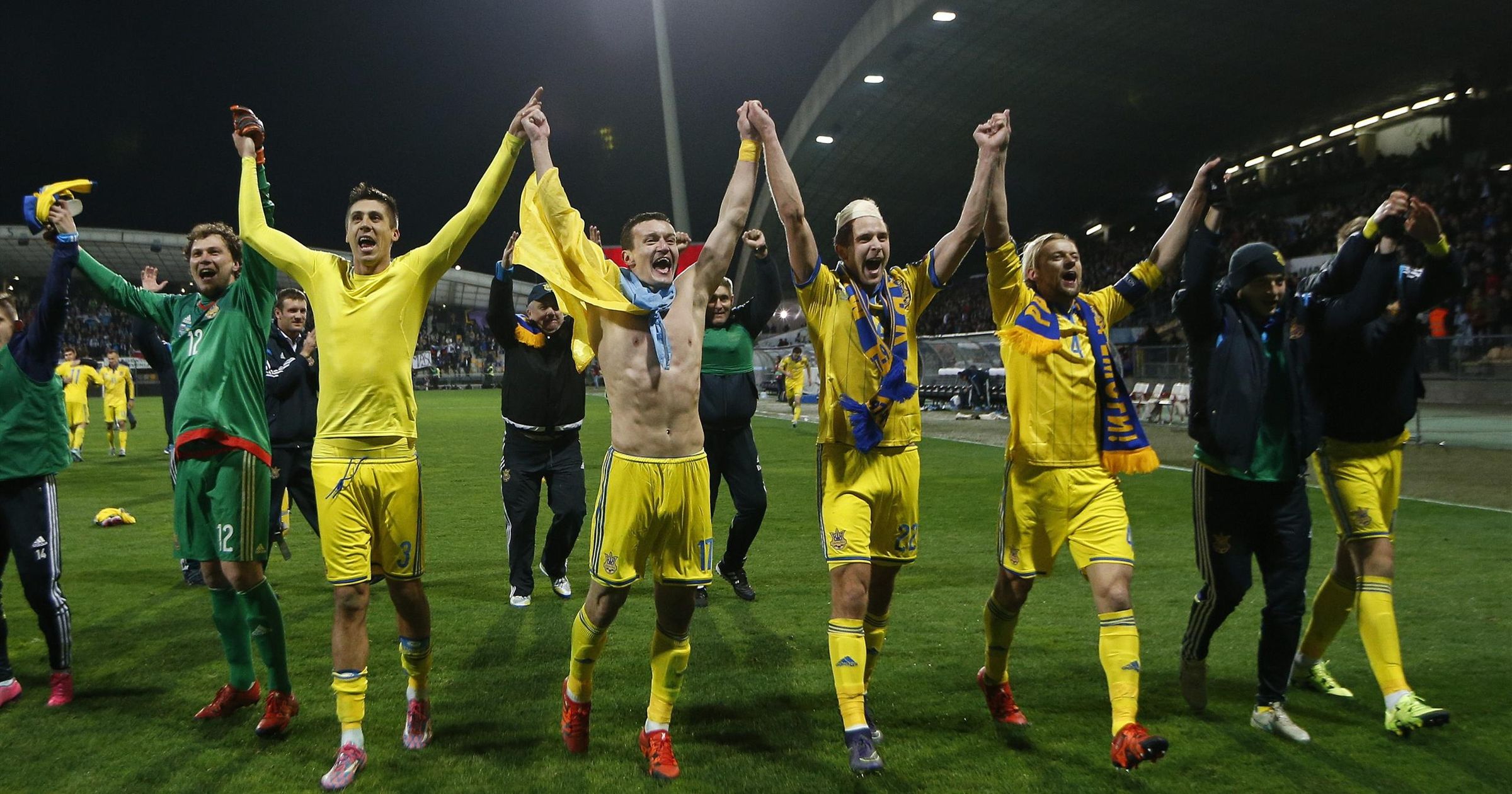 Ukraine reach finals despite nervy second leg with Slovenia