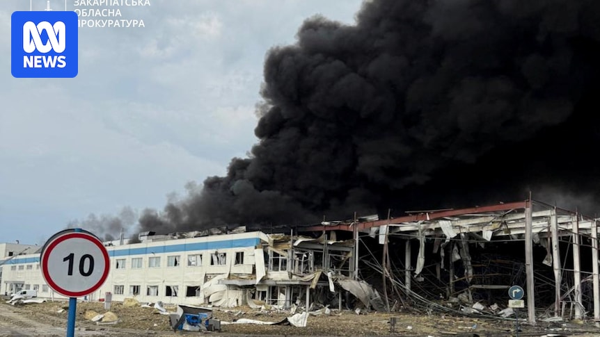 Russia launches rare missile and drone assault on Ukraine’s west