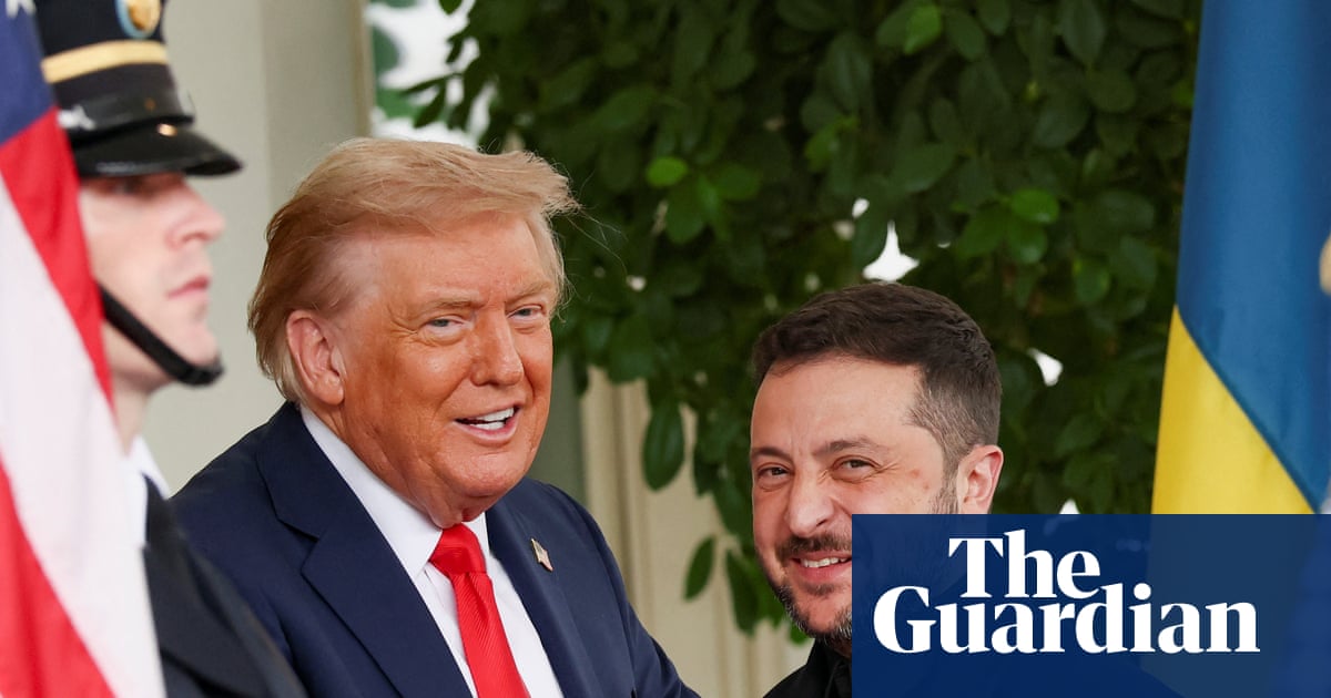 European leaders gather for Ukraine peace talks at the White House – in pictures | US news