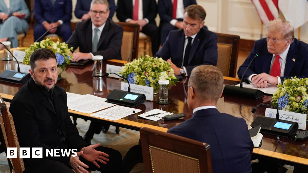 Trump holds Ukraine talks with Zelensky and will then call Putin- follow live
