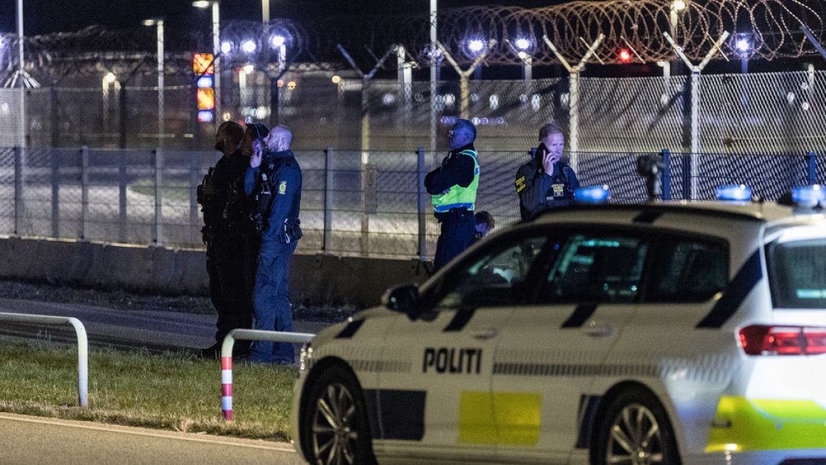 Denmark is on alert after unauthorised drone activity over four airports on Wednesday night