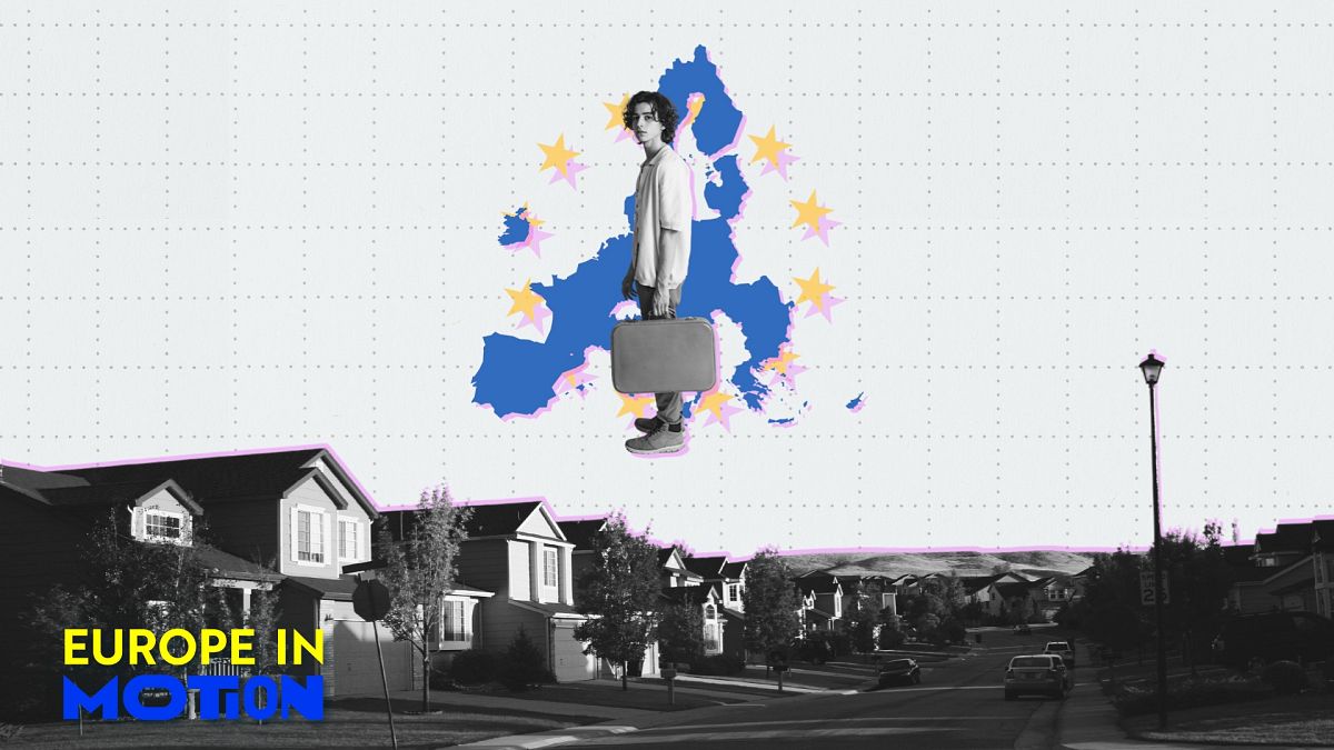 At what age do young people in the EU tend to leave home?