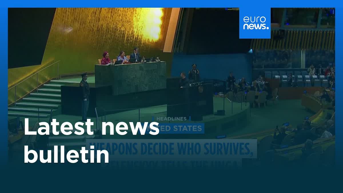 Video. Latest news bulletin | September 25th, 2025 – Midday
