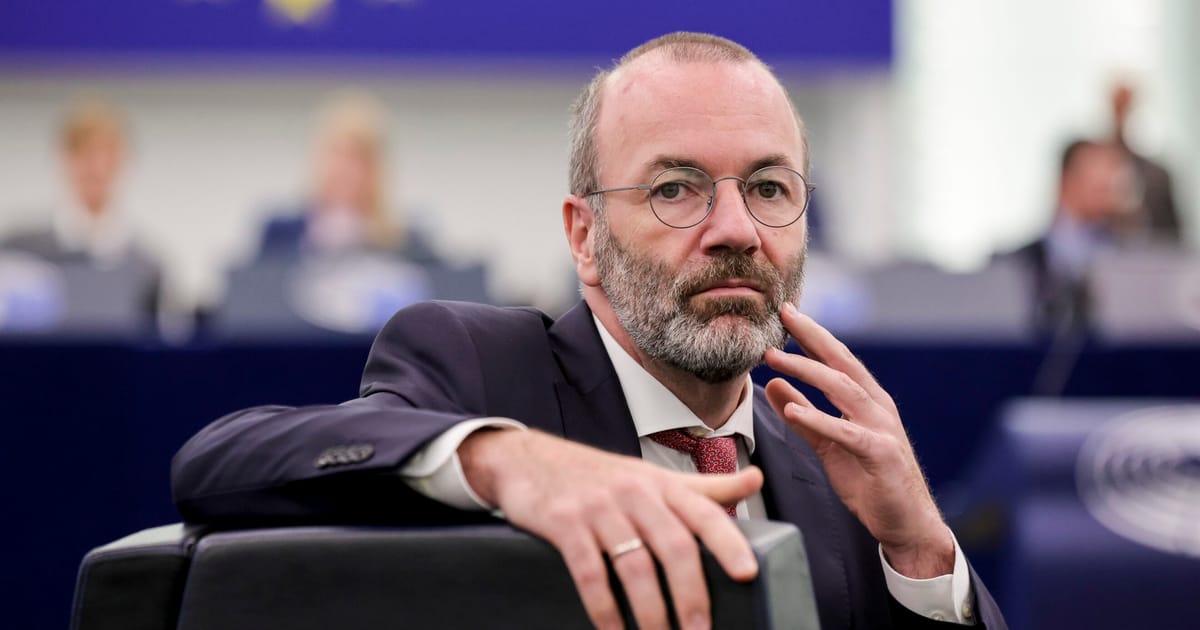 Europe is too weak to counter Trump, says conservative chief Weber – POLITICO