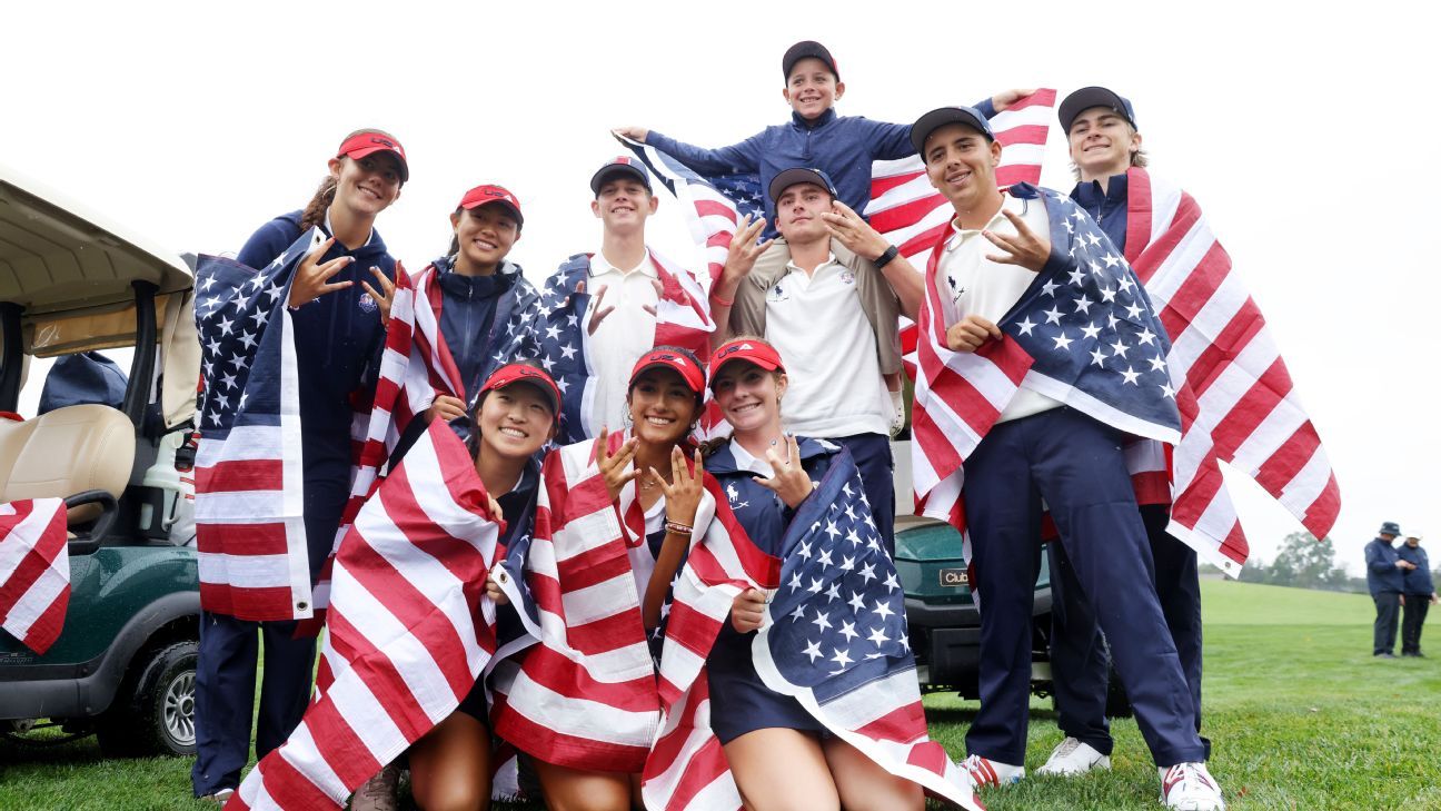 U.S. beats Europe to win Junior Ryder Cup