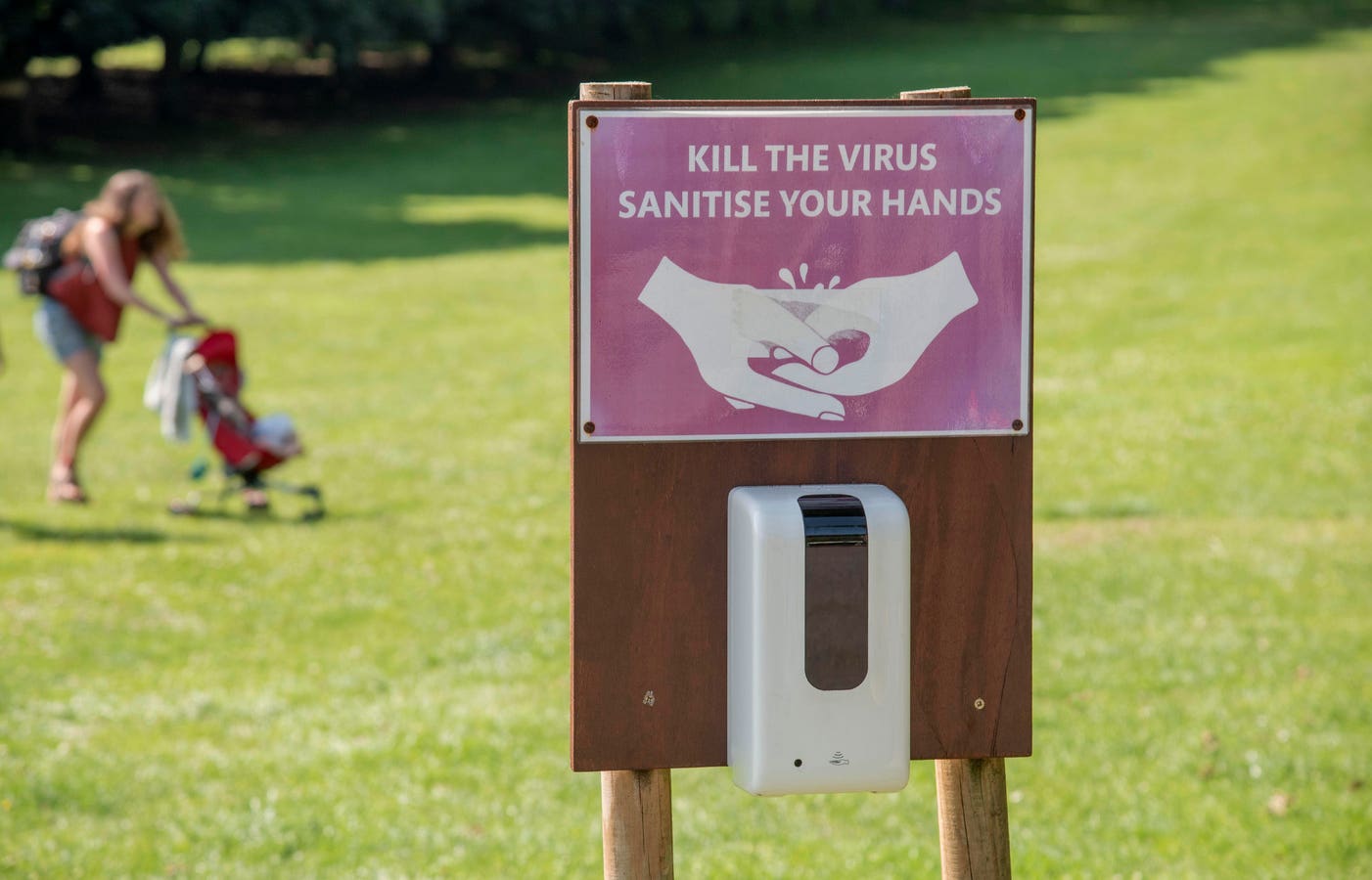 When Using Hand Sanitizer, Be Sure To Rub Your Hands Until Dry