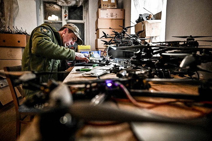 The EU allocates €2B to Ukraine for drone production.