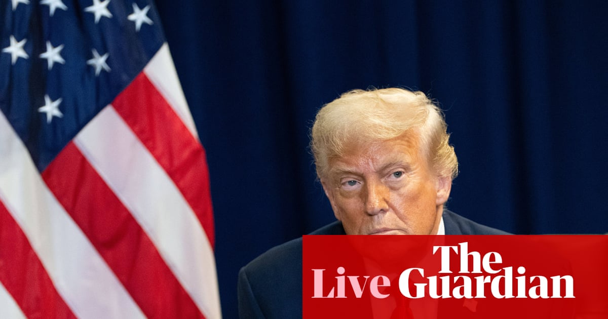 Zelenskyy tells UN Putin is ‘trying everything’ to prolong Ukraine war; Trump says Nato can shoot down Russian aircraft – live | Donald Trump