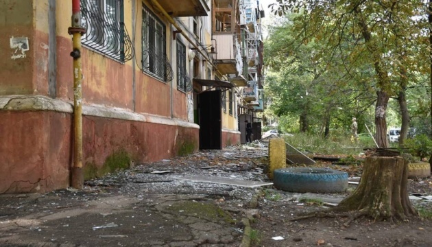 Kramatorsk hit by Russian strike drones, woman wounded
