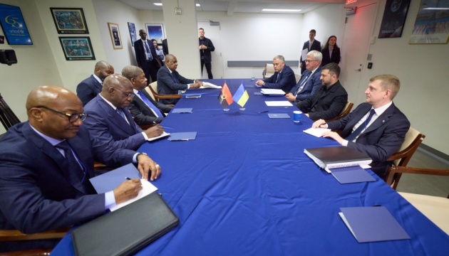 Ukrainian, Angolan presidents discuss partnership in agriculture, technology