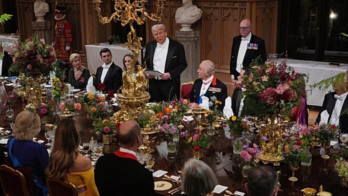 Trump and King Charles hail US – UK special bond in lavish state dinner speech