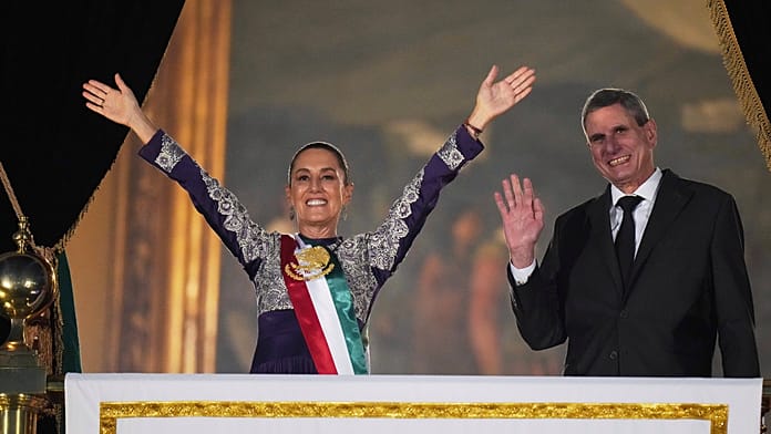 Claudia Sheinbaum leads her first Independence Day shout as president