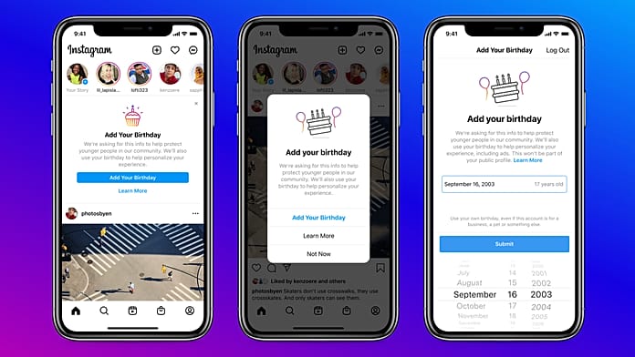 Tell Instagram your birthday or get blocked as app introduces age verification