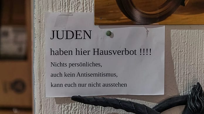 Ban on Jews entering Flensburg shop recalls Germany's darkest days and sparks nationwide outrage