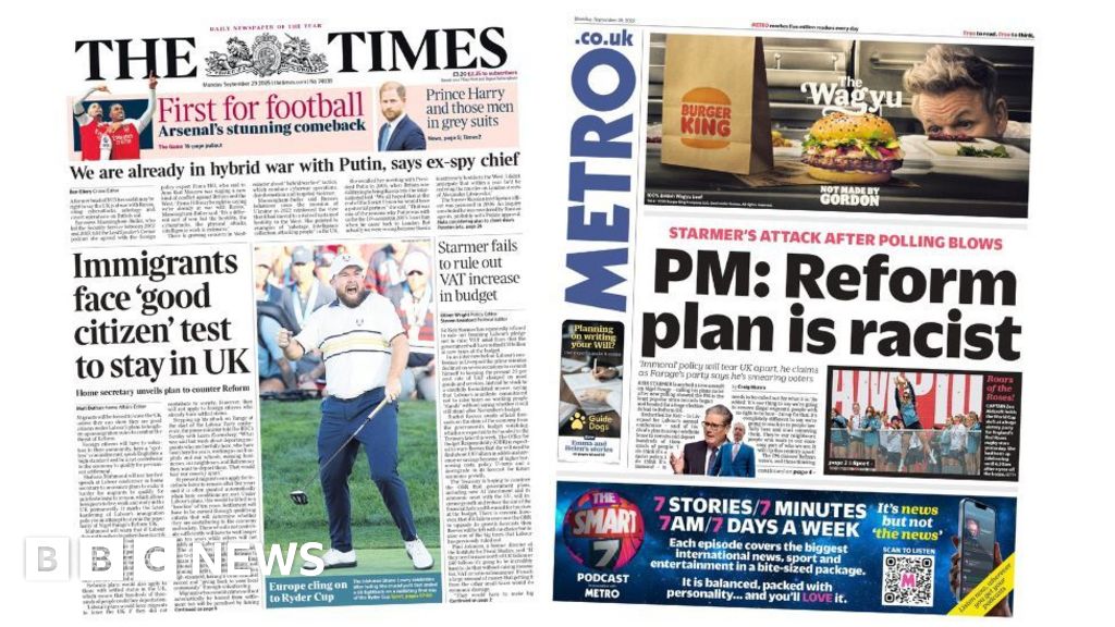 PM says Reform plan ‘racist’ and Labour eyes ‘good citizen test’