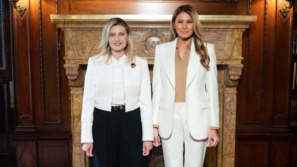 First Ladies Zelenska, Trump discuss child protection