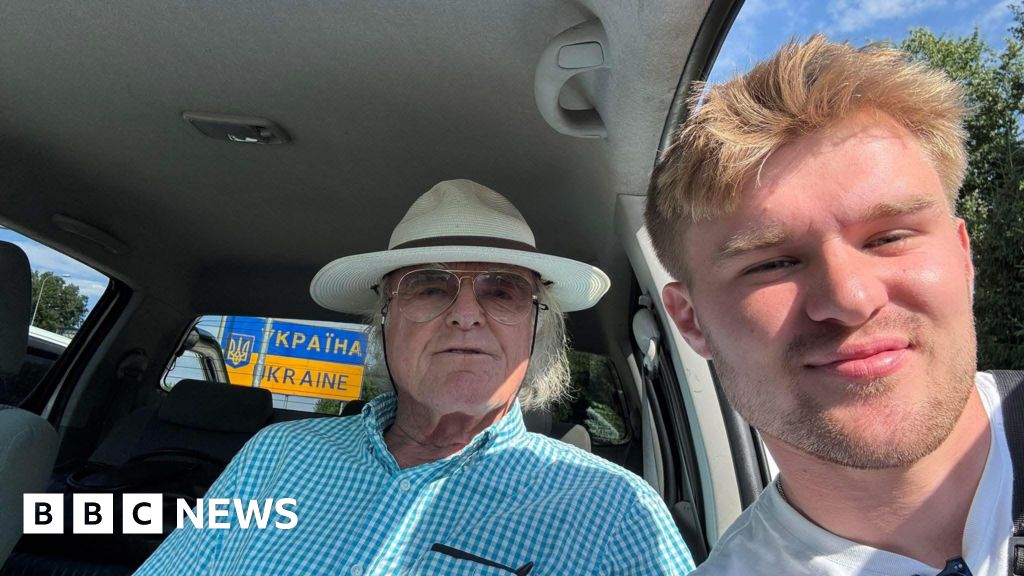 Donation by F1 boss Alistair Caldwell filmed helping Ukraine